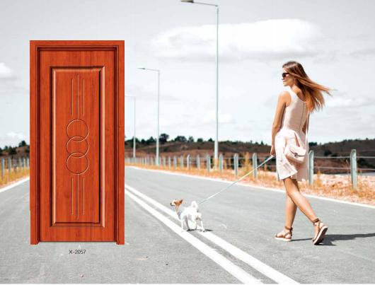 鑫順來X-2057雕花簡約平開隔音修色實木復(fù)合烤漆門