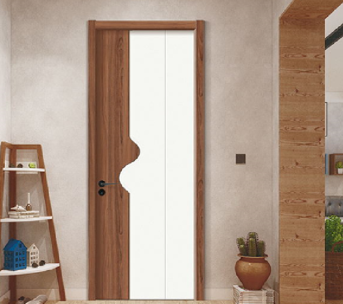 2020年新款X-3007愉心拼貼混搭輕奢實(shí)木門