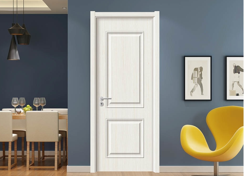 簡易X-3008愉心帶扣線效果好實木烤漆門