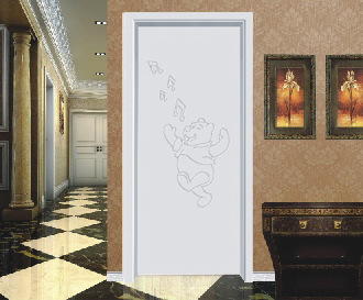 2020年熱銷XJS-105愉心金典白色實(shí)木烤漆門