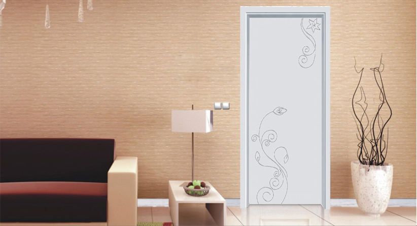 廠價(jià)直銷XJS-119愉心金典白色實(shí)木烤漆門