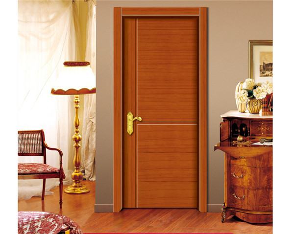 廠價直銷愉心X-4055平開拼貼實木烤漆門