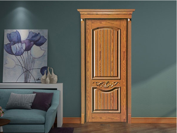 廠價直銷愉心X-7007平開外扣實木開放漆門