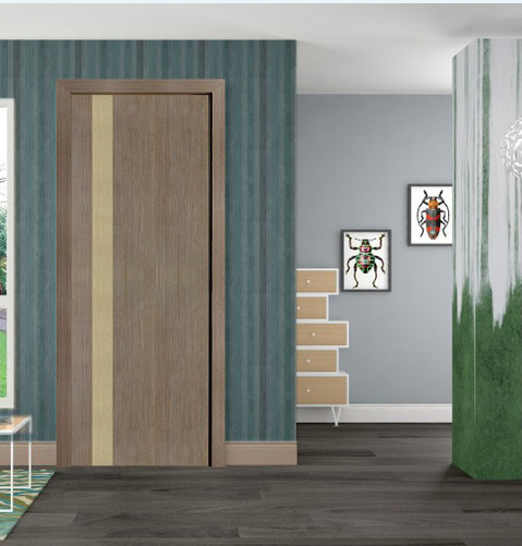 新品熱賣愉心X-7002拼貼實(shí)木烤漆門