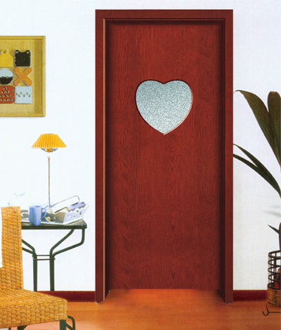 廠家直銷鑫順來XJS-146創(chuàng)意心型實(shí)木雕花烤漆門