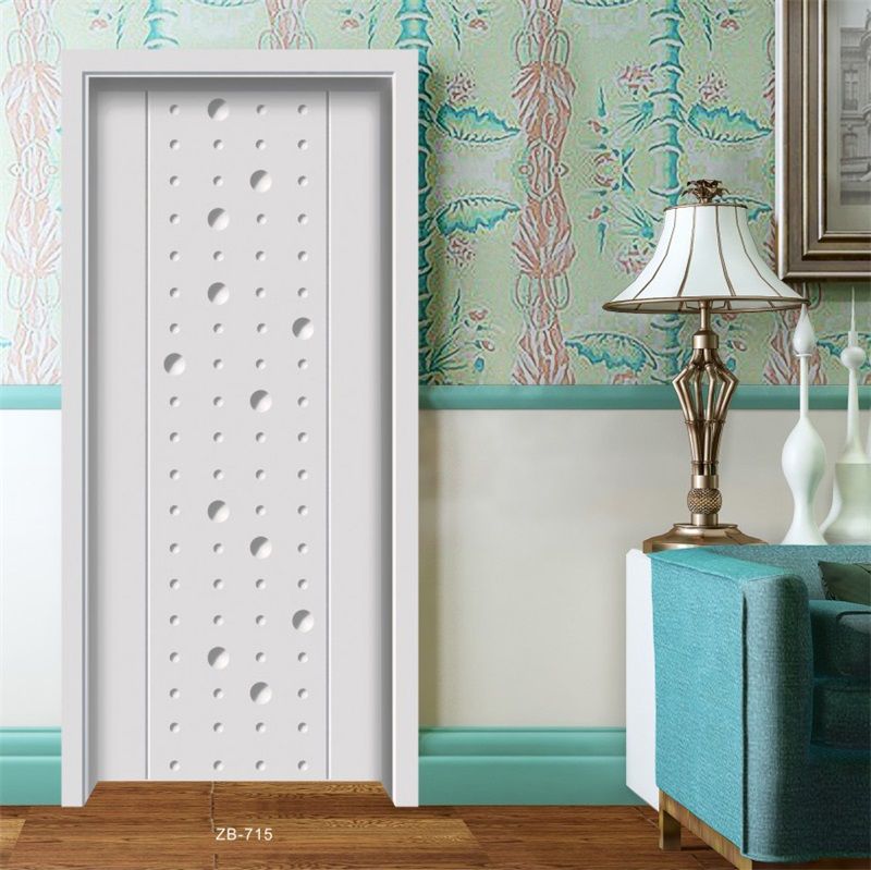 廠家熱賣愉心ZB-715顯紋實(shí)木烤漆門