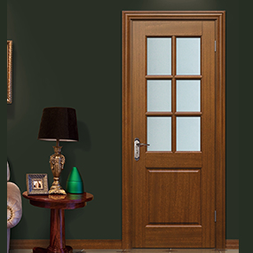 廠價(jià)直銷鑫順來X-6016平開實(shí)木烤漆門