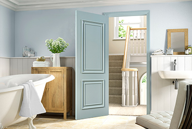 廠價直銷鑫順來X-6079平開外扣實木烤漆門