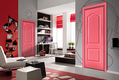 廠價(jià)直銷鑫順來(lái)X-6081平開(kāi)實(shí)木烤漆門(mén)