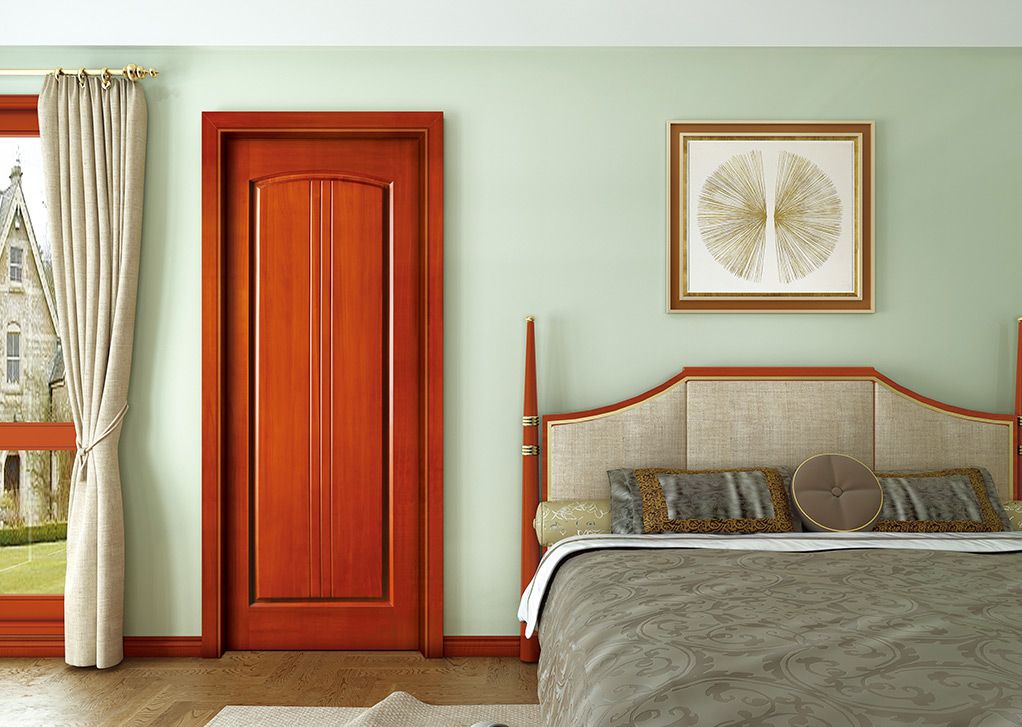 廠價(jià)直銷鑫順來(lái)X-7043平開(kāi)實(shí)木烤漆門(mén)