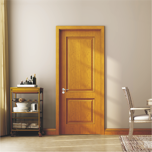 廠價直銷鑫順來X-8021平開雕花實(shí)木烤漆門