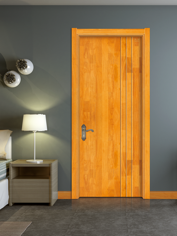 廠價直銷鑫順來X-8085平開實(shí)木烤漆門