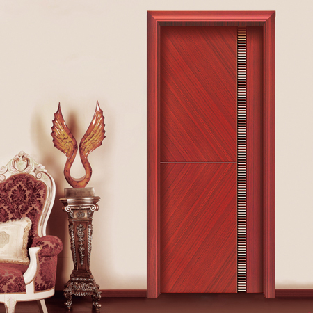 廠價直銷鑫順來X-8089平開拼貼實(shí)木烤漆門