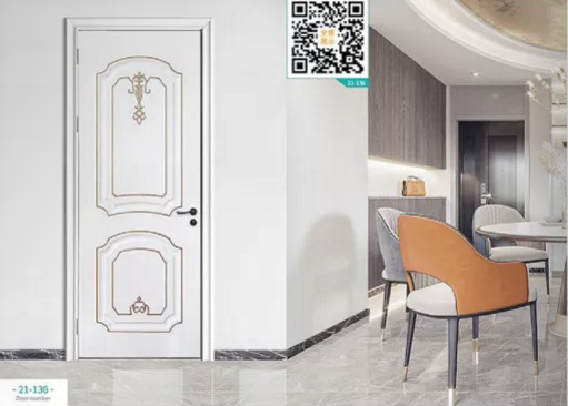 廠(chǎng)價(jià)新款鑫順來(lái)21-130掃碼扣線(xiàn)叉色木門(mén),掃二維碼看裝修風(fēng)格
