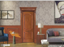 新品熱賣鑫愉世家XS-2318歐式開放實(shí)木烤漆門